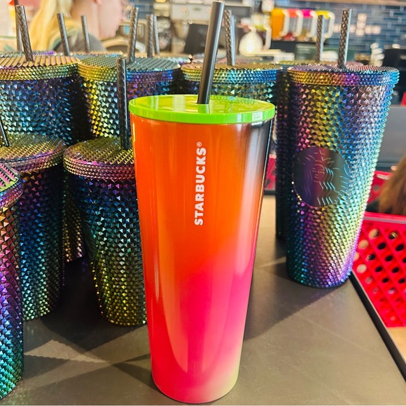Starbucks Halloween Ombre Stainless Cup Venti Multi Colored Steel Cold Tumbler - Picture 9 of 11